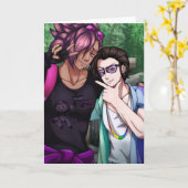 ハッピーカップル(プライド月) カード (黄色い花)