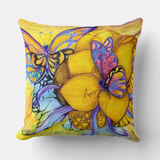 「ハッピーカップル」装飾用クッション クッション (正面)