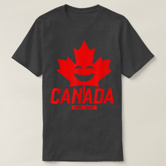 ハッピーカナダエスト Tシャツ (デザイン正面)