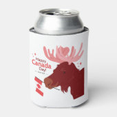 ハッピーカナダデイクーラーボックス 缶クーラー (缶正面)