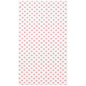 ハッピーカナダデイレッドホワイトカナダ国旗ラージ テーブルクロス (正面)