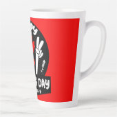 ハッピーカナダデー7月1日コーヒーマグ カフェラテマグ (右)