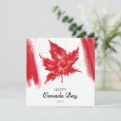 ハッピーカナダデー カード (スタンド正面)