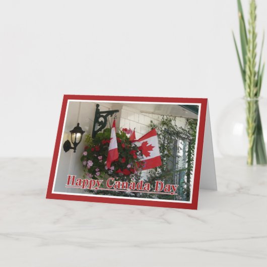 ハッピーカナダデー！ カード (正面)