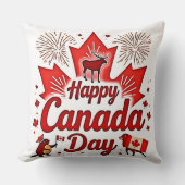 ハッピーカナダデー！ クッション (正面)