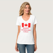 ハッピーカナダデー! Tシャツ (正面フル)