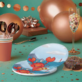 ハッピーカニのビーチ ペーパープレート