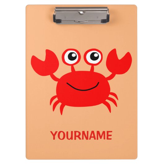 ハッピーカニカスタムクリップボード クリップボード (正面)