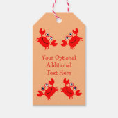 ハッピーカニカスタムラベル ギフトタグ (正面)