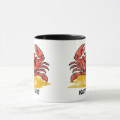 ハッピーカニ（編集可能） マグカップ (中央)