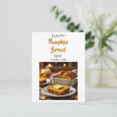 ハッピーカボチャのブレッドデー | 10月30日 ポストカード (スタンド正面)