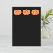 ハッピーカボチャを彫った。ハロウィン. カード (スタンド正面)