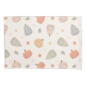 ハッピーカボチャ柄 – ピローケース (正面)