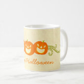 ハッピーカボチャ渦巻きハロウィーンマグ コーヒーマグカップ (正面右)