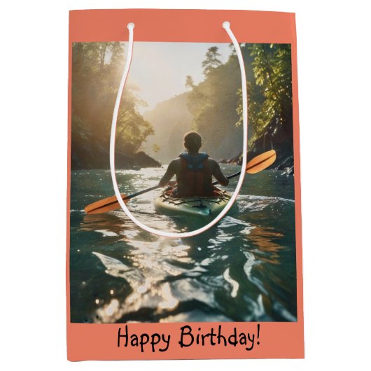 ハッピーカヤック ミディアムペーパーバッグ (正面)