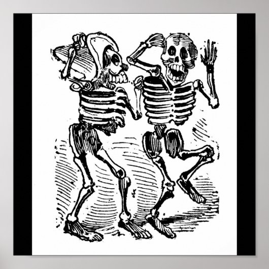 「ハッピーカラベラス」メキシコの死の日 ポスター (正面)