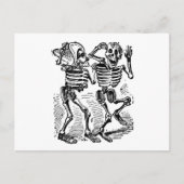 「ハッピーカラベラス」メキシコの死の日 ポストカード (正面)