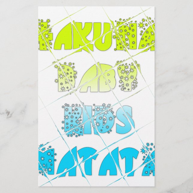 ハッピーカラーズハクナマタタハクナマタギフトスターズ (正面)