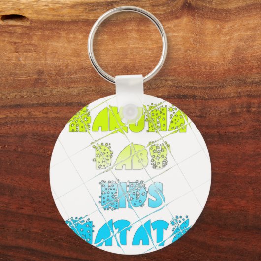 ハッピーカラーズハクナマタタハクナマタギフトスターズ キーホルダー (正面)