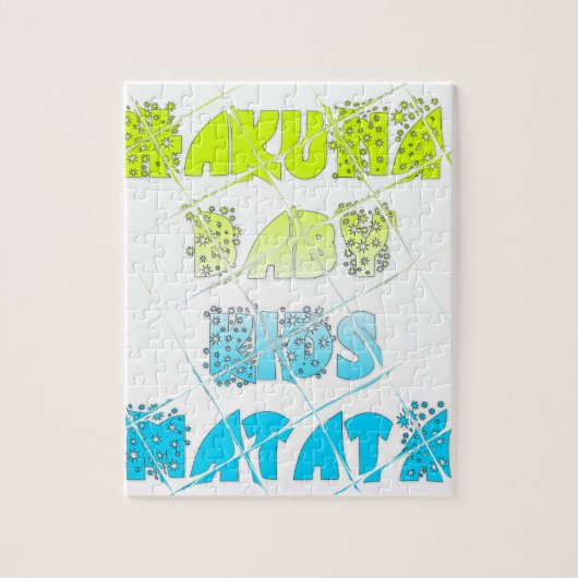 ハッピーカラーズハクナマタタハクナマタギフトスターズ ジグソーパズル (縦)