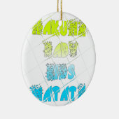 ハッピーカラーズハクナマタタハクナマタギフトスターズ セラミックオーナメント (右)