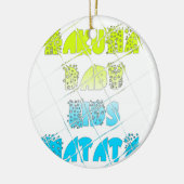 ハッピーカラーズハクナマタタハクナマタギフトスターズ セラミックオーナメント (左)