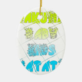 ハッピーカラーズハクナマタタハクナマタギフトスターズ セラミックオーナメント (正面)