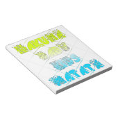 ハッピーカラーズハクナマタタハクナマタギフトスターズ ノートパッド (アングル)