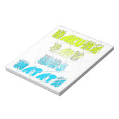 ハッピーカラーズハクナマタタハクナマタギフトスターズ ノートパッド (回転)