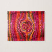 ハッピーカラーズメリークリスマスハッピーニューイヤーデザイン ジグソーパズル (横)