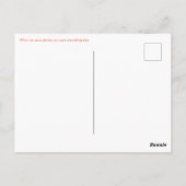 ハッピーカリフォルニア先住民植物週間！ポストカード ポストカード (裏面)