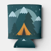 ハッピーカンパーテントと山 缶クーラー (裏面)
