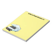 ハッピーカンパーバン漫画イラストレーション ノートパッド (回転)