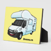 ハッピーカンパーバン漫画イラストレーション フォトプラーク (側面)