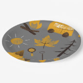 ハッピーカンパーパーティー紙プレート ペーパープレート (アングル)