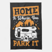 ハッピーカンパーホームが駐車する場所 キッチンタオル (縦)