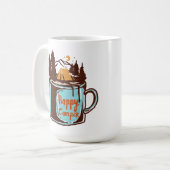 ハッピーカンパーマグ コーヒーマグカップ (正面左)