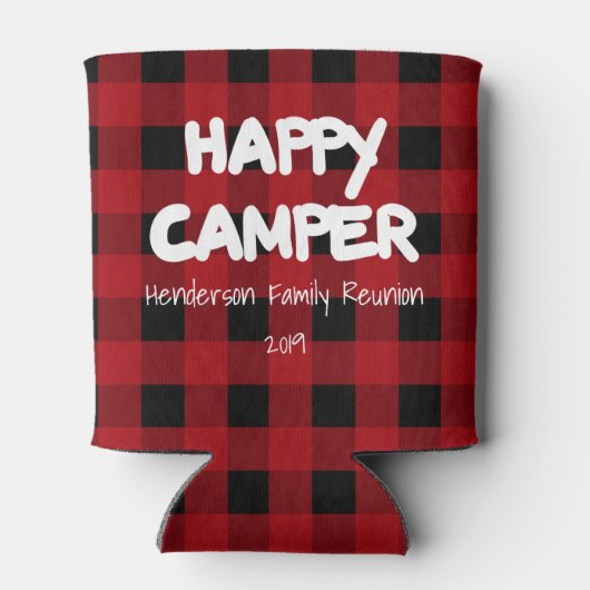 ハッピーカンパーレッドプレイドファミリー懇親会 缶クーラー (裏面)