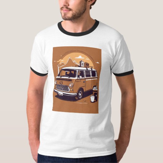 ハッピーカンパーヴァンサーフ Tシャツ (正面)