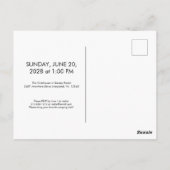 ハッピーカンパ素朴ー山水カラー誕生日 ポストカード (裏面)