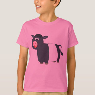 ハッピーカートーンベルテッドガロウェイカウキッズTシャツ Tシャツ