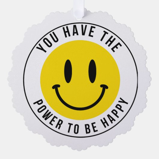 ハッピーカードになる力がある オーナメントカード (正面)