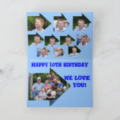 ハッピーカード10誕生日 カード (内部)