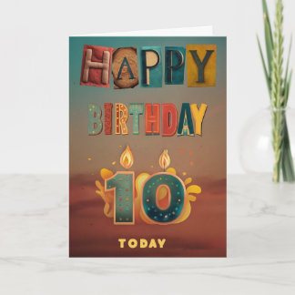 ハッピーカード10誕生日 カード