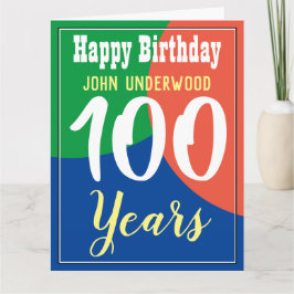 ハッピーカード100誕生日 カード