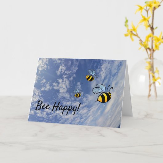 ハッピーカード カード (黄色い花)