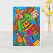 ハッピーカード カード (黄色い花)