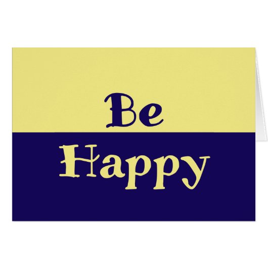 ハッピーカー空白のド(バターイエロー&ネイビーブルー) (正面横)