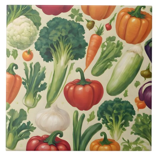 ハッピーガベートヘルシーフードトレンディーコレクション タイル (正面)