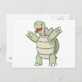 ハッピーガラパゴスカメ ポストカード (正面/裏面)